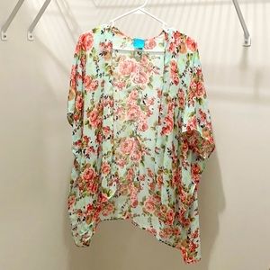 Floral Chiffon Kimono
